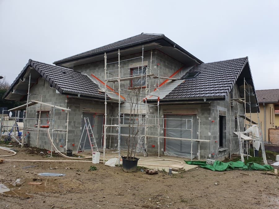 Façade avant ravalement,Annemasse | ADA Façades